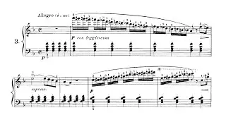 Etude No. 3 (L&rsquo;enchanteresse) - Friedrich Burgm&uuml;ller | &Eacute;tudes brillantes et m&eacute;lodiques Op.105
