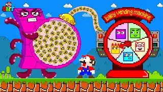 Finish The Pattern! Doctor Mario Falls Into A Rainbow maze NumberBlock | Game Animation