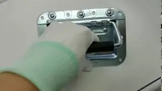 BLUE ZINC recessed HANDLE-flight case accessories