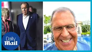 Sergei Lavrov mocks reports he was rushed to hospital at G20 in Bali...but doesn't deny it