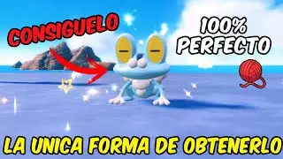✨CONSIGUE a GRENINJA SHINY 6IVS PERFECTO con este METODO en POKEMON ESCARLATA y PURPURA(unica forma)