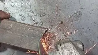 Skills/Square Pipe Conaction To Round Pipe/ Square Pipe Ko Round Pipe se joint kase kare/#welding