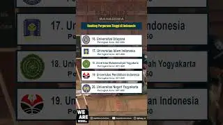 40 KAMPUS TERBAIK DI INDONESIA!! KAMPUS KAMU PERINGKAT BERAPA?