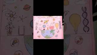 National Science Day#chart#scienceday#drawing#ytshorts#science @23Minnu-Chinnu27.