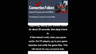 Connection Failure Rainbow Six Siege error code 4-OxFFFOBE2C]The attempt to connect to server failed