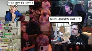xQc Awkwardly joins Summit1g & Shroud on Discord