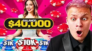 THE $10,000 ONE HAND LIVE BLACKJACK ALL IN...