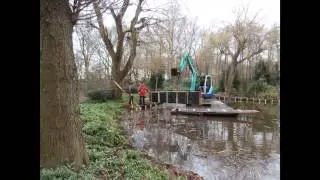 Vervanging van de beschoeiingen in De Braak - Februari 2014 -