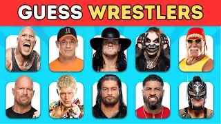 Guess the Wrestler - WWE Superstars Challenge | Can You Name Them All?