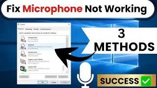 Fix Microphone Not Working on Windows 10 | 2025 Step-by-Step Guide