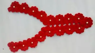 #13Crochet adult size collar design /কুশিকাটার বড়দের গলার ডিজাইন পর্ব -১/Crochet Nack Collar part -1