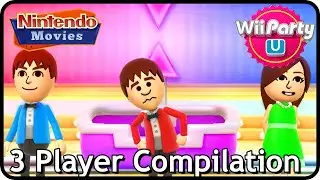 Wii Party U - 3 Player Compilation (Maurits vs Rik vs Thessy)