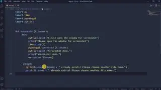 Python script for screenshot | How to take screenshot using python