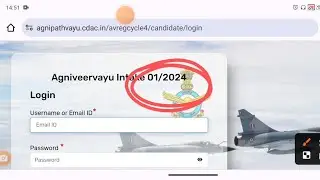 Airforce 1/2024 login कैसे करे।😱🇮🇳Agniveer Vayu site problem📵