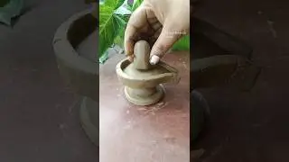 shivling🔱 made by soil #mahadev🙇 #art #shorts #shortsfeed #shivling🙏 #harharmahadev 🚩..