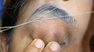full growth eyebrow threading |beginners special
