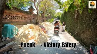 Bali Scooter Ride | Pucuk to Victory Eatery (Canggu POV, afternoon, 12:50pm 7 October 2025)