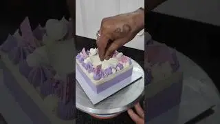 blueberry square cake design/ cake decoration#blueberrycake #short #ytshorts #trending