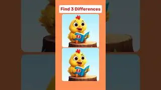 Only Genius Can Find All Differences🥸 #findthedifferences #quiz #spotthediference