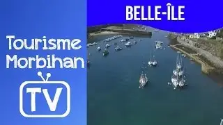 Belle &Icirc;le , le port de Sauzon vu du ciel | Tourisme Morbihan TV