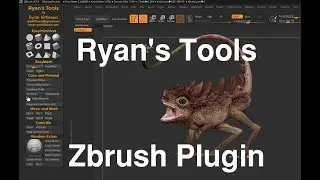 Ryan's Tools: Free Zbrush Plugin