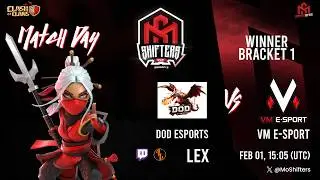 🔴 LIVE - Dod Esports 🆚 VM E-Sport | WB 1 SHIFTERS CUP | 4665$ | Cast 🇫🇷 !MO