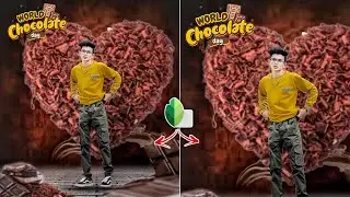 Happy Chocolate Day Photo Editing 2022 || Snapseed Chocolate Day Photo Editing || Rock_Anuj_editz