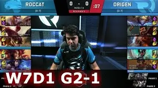 ROCCAT vs Origen | Game 1 S7 EU LCS Spring 2017 Week 7 Day 1 | ROC vs OG G1 W7D1 1080p
