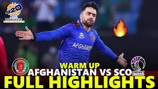 Afghanistan vs Scotland Full Highlights ICC Mens World Cup Warm Up Match 2026 | AFG VS SCO