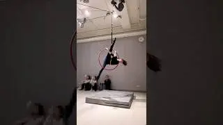 AERIAL HOOP | Lv 3 class at Sherry Aerial #aerialhoop #lyrahoop #lyra