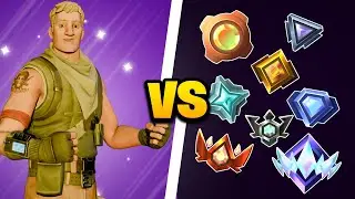 I 1v1d EVERY RANK In Fortnite!