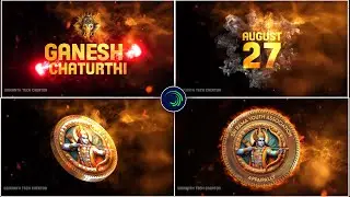 Youth Logo Animation video editing in Alight Motion | Vinayaka Chaturthi Logo Animation