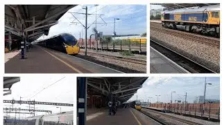 Trains at rugby featuring avanti west coast London north western railway and freight part2