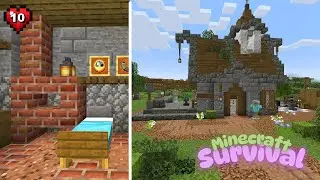 Building an Armory + Tool Shop - Minecraft Survival Longplay [no commentary]