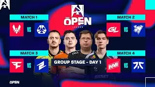 BLAST Premier Open London, Day 1 - Vitality vs M80, GL vs VP, FaZe vs ECSTATIC, NAVI vs Fnatic