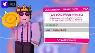 DONATING EVERY VIEWER ROBUX IN ROBLOX PLS DONATE #roblox #plsdonate