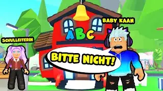 MAMA DANIA WIRD SCHULLEITERIN in Adopt Me Town...und BABY KAAN HASST ES!