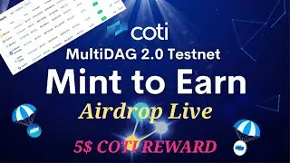 5$ COTI Reward || Coti Pay Wallet Airdrop || Coti Testnet ||