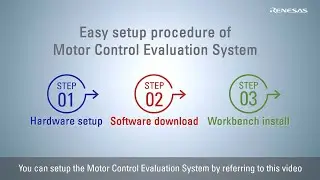 RA6T1 Motor Control Evaluation System Setup