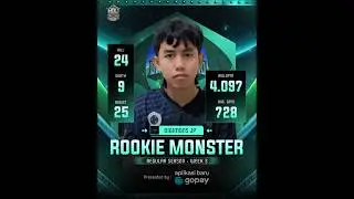 Rookie Monster Week 3 MDL ID S11, Digimons 🔥 #MDLID #MDLIndonesia #MDLIDS11 #Esports4Everyone