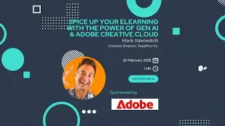 Free webinar Feb 20, 2025 | Spice up your eLearning with the power of Gen AI & Adobe Creative Cloud