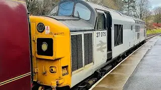 Class 37 Diesel Locomotive 37075 on the Keighley & Worth Valley Railway