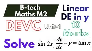 Linear DE in y@maths naresh eclass