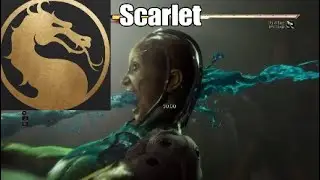 Mortol kombat 11:Scarlet gameplay (Kombos,Special moves,Graps,and Fatal blow)
