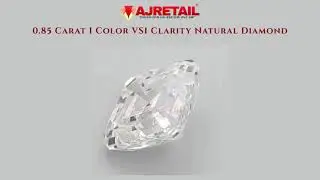 💎 Luminous 0.85 Carat I Color VS1 Clarity Natural Diamond #naturaldiamonds #ajretail
