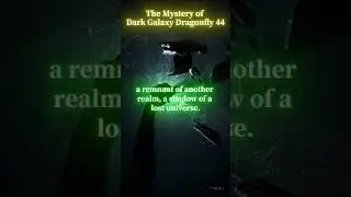 The Mystery of Dark Galaxy Dragonfly 44#Dragonfly44 #DarkGalaxy #CosmicMystery #Occult #Universe