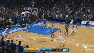 NBA Live 19 - Oklahoma City Thunder vs Golden State Warriors - Gameplay (HD) [1080p60FPS]