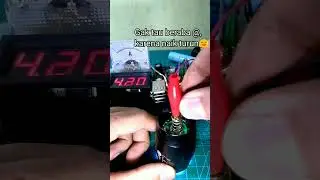 test konsumsi arus senter Xml-T6