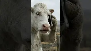 &ldquo;White Cow Calls Police! 🐄🚨 Monkeys Ki Tabahi 😱 #JapuFlicks #Short #ViralShort&rdquo;