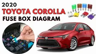 Схема и расположение блока предохранителей Toyota Corolla 2020 года. Руководство пользователя